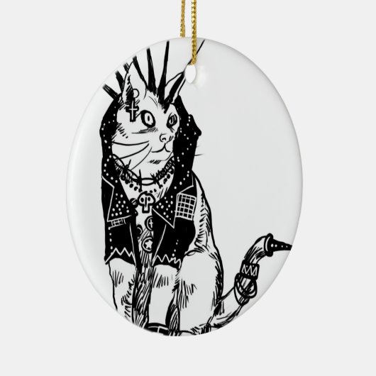 Anarkitty in Großbritannien Keramikornament (Rechts)