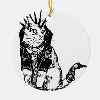 Anarkitty in Großbritannien Keramikornament