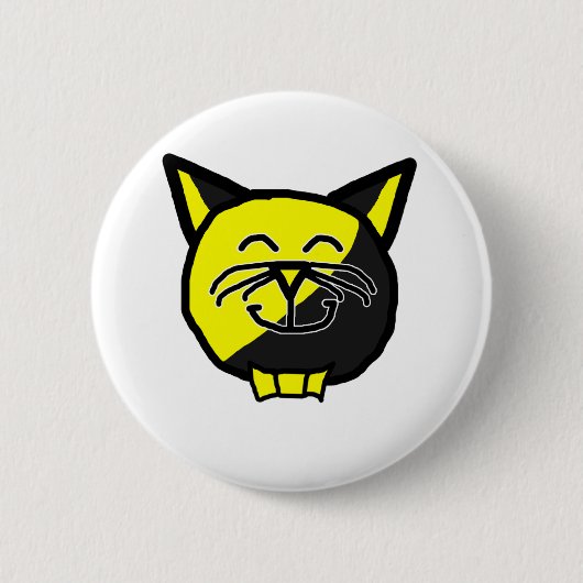 Anarkitty Knopf Button (Vorderseite)