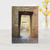 Anasazi Eingangs-Gruß-Karte Karte (Gelbe Blume)