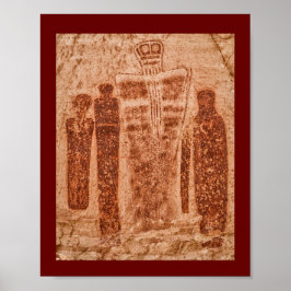 Anasazi Rock Art Poster