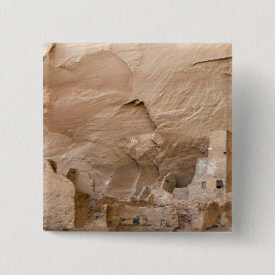 Anasazi Ruinen bekannt als Antilopen-Haus-Ruine, Button