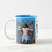 Anastacia u. Marco Schmetterlings-Tasse Zweifarbige Tasse (Links)
