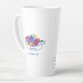 Anastasia Floral Eiffel Tower Paris Milchtasse (Linke Ecke)