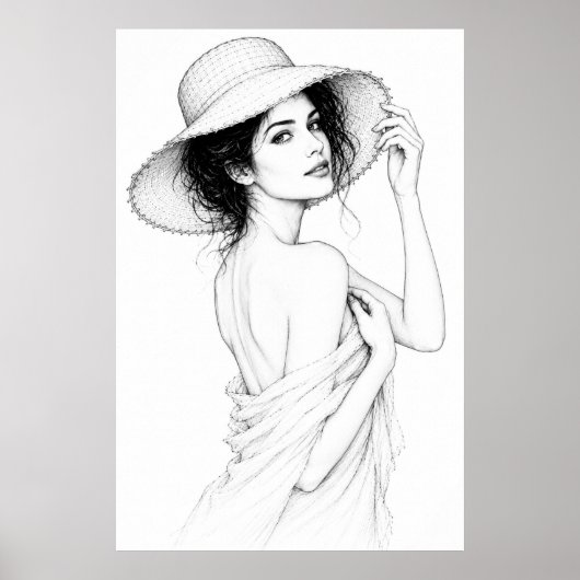 Anastasia-Grace-Lines-Plakat Poster (Vorne)