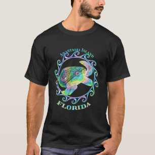 Anastasia Island Florida Urlaub Farbenfrohe Musik T-Shirt