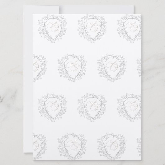 Anastasia & John Custom Wedding Vielen Dank Einladung (Rückseite)