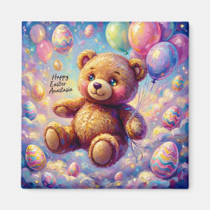 ANASTASIA ~ OSTER-Teddybär-Ei-Balloons ~ Magnet