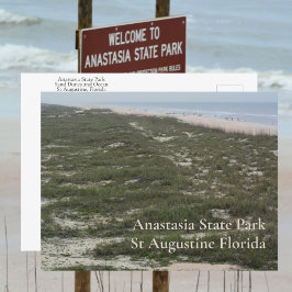 Anastasia Staat Park St Augustine FL Fotografie Postkarte