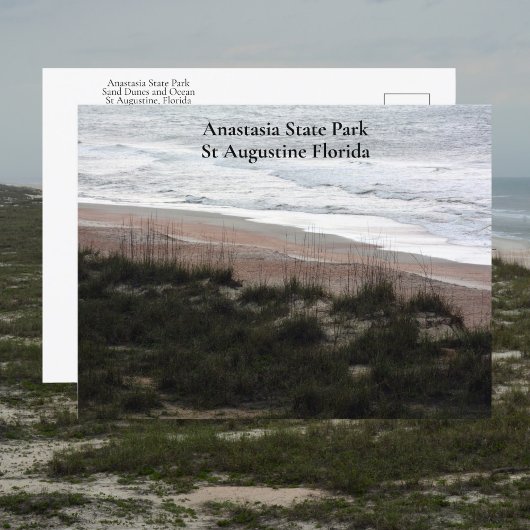 Anastasia Staat Park St Augustine Postkarte