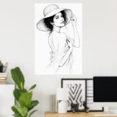 Anastasia Summer Lines Poster (Heimbüro)