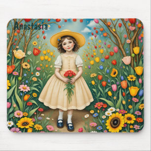 ANASTASIA ~ Süßes Vintage-Mädchen ~ Mousepad