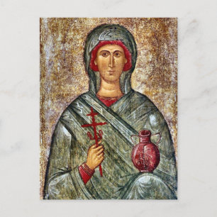 Anastasie des orthodoxen Sirmium-Christlichen Symb Postkarte