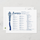 Anastasie Postkarte (Vorne/Hinten)