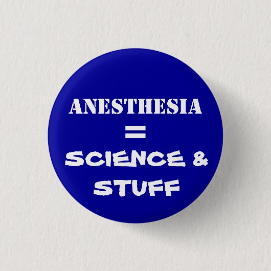 ANÄSTHESIE BUTTON (Vorderseite)