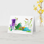 Anästhesie Doctor Frog Karte (Gelbe Blume)