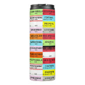 Anästhesie Labels Tasse (Rückseite)