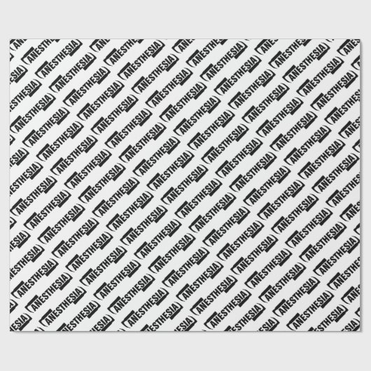 Anästhesie-Mac-Blatt Geschenkpapier (Flach)