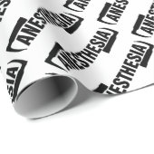 Anästhesie-Mac-Blatt Geschenkpapier (Rolleneckpunkt)