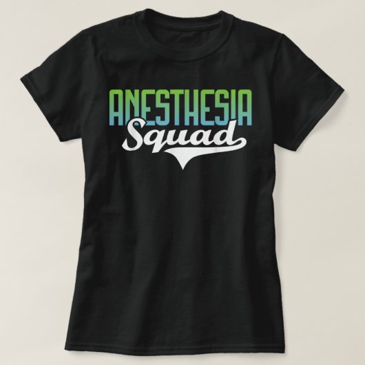 Anästhesie Squad - Nurse Anästhesiologe Anästhesio T-Shirt (Design vorne)