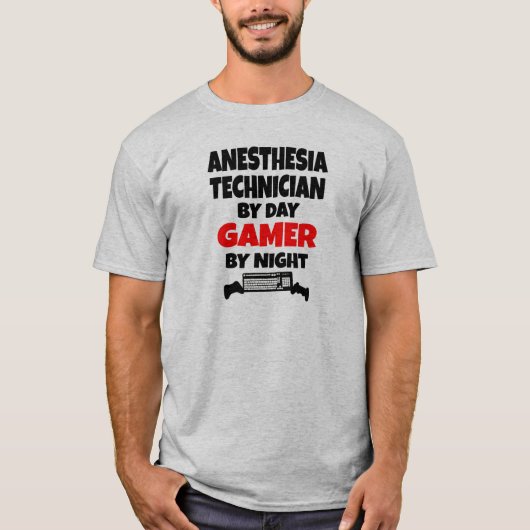 Anästhesie Technician Gamer T-Shirt (Vorderseite)