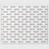 Anästhesie Technischer Retro Anästhetikum Tech Geschenkpapier (Flach)