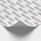 Anästhesie Technischer Retro Anästhetikum Tech Geschenkpapier (Ecke)