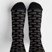 Anästhesie Technischer Retro Anästhetikum Tech Socken (Oben)