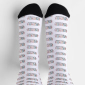 Anästhesie Technischer Retro Anästhetikum Tech Socken (Oben)
