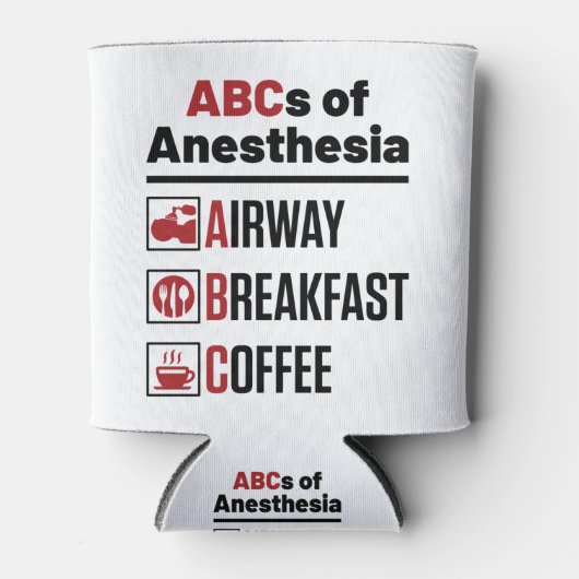 Anästhesiologe Anästhesiologie Doktor Nurse Funny Dosenkühler (Vorderseite)