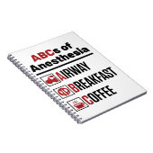 Anästhesiologe Anästhesiologie Doktor Nurse Funny Notizblock (Rechte Seite)