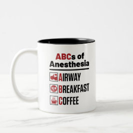 Anästhesiologe Anästhesiologie Doktor Nurse Funny Zweifarbige Tasse