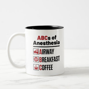 Anästhesiologe Anästhesiologie Doktor Nurse Funny Zweifarbige Tasse