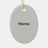 Anästhesiologe Caduceus Oval Ornament (Hinten)