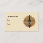 Anästhesiologe Caduceus Terminkarte (Rückseite)