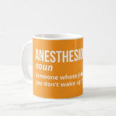 Anästhesiologe Definition Kaffeecup Kaffeetasse (Vorderseite Links)
