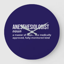 Anästhesiologe Definition Wall Clock