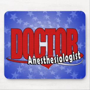 Anästhesiologe DOCTOR BIG RED LOGO Mousepad