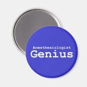 Anästhesiologe Genius Gaben Magnet (Vorderseite/Rückseite)