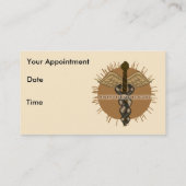 Anästhesiologe individuelle Name Terminkarte (Rückseite)