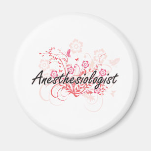 Anästhesiologe-künstlerischer Job-Entwurf mit Magnet