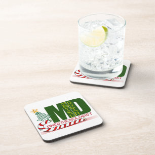 Anästhesiologe MERRY CHRISTMAS Getränkeuntersetzer