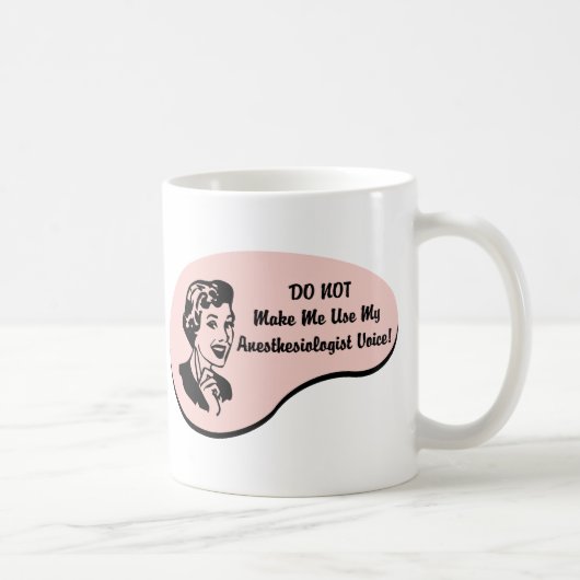 Anästhesiologe-Stimme Kaffeetasse (Rechts)