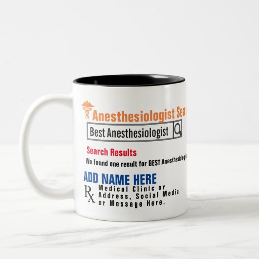 Anästhesiologe suchen Geschenkidee Tasse (Links)