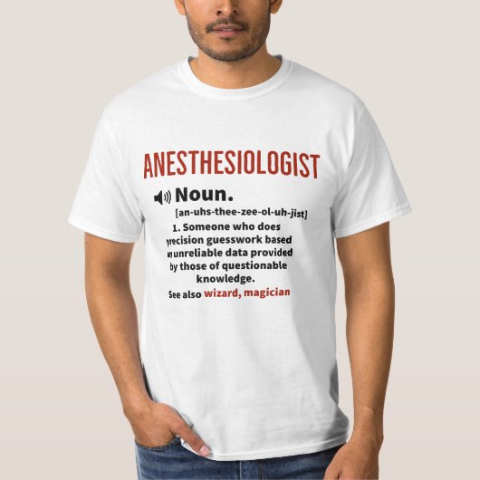 Anästhesiologe T-Shirt (Vorderseite)