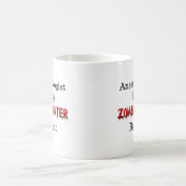 Anästhesiologe-/Zombie-Jäger Kaffeetasse (Mittel)