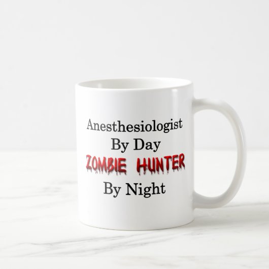Anästhesiologe-/Zombie-Jäger Kaffeetasse (Rechts)