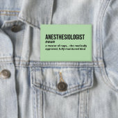 Anästhesiologin Definition - Funny Doctor Gift Button (Insitu)
