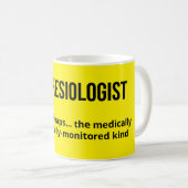 Anästhesiologin Definition Geschenkidee Tasse (VorderseiteRechts)