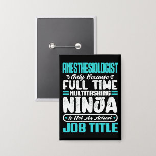Anästhesiologin Job Title Professionals Fähigkeite Button